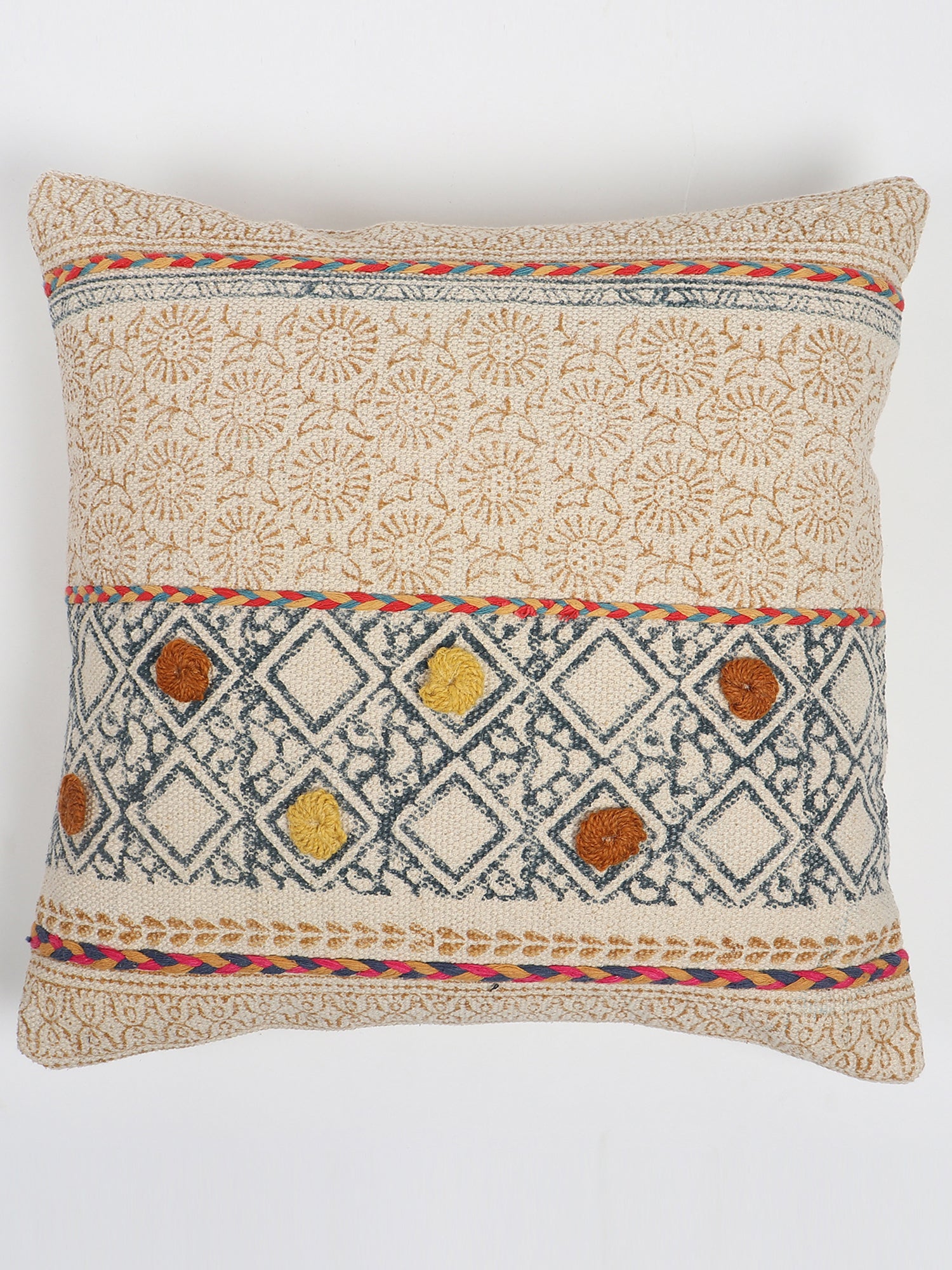 Dione Printed Square Cushion Cover