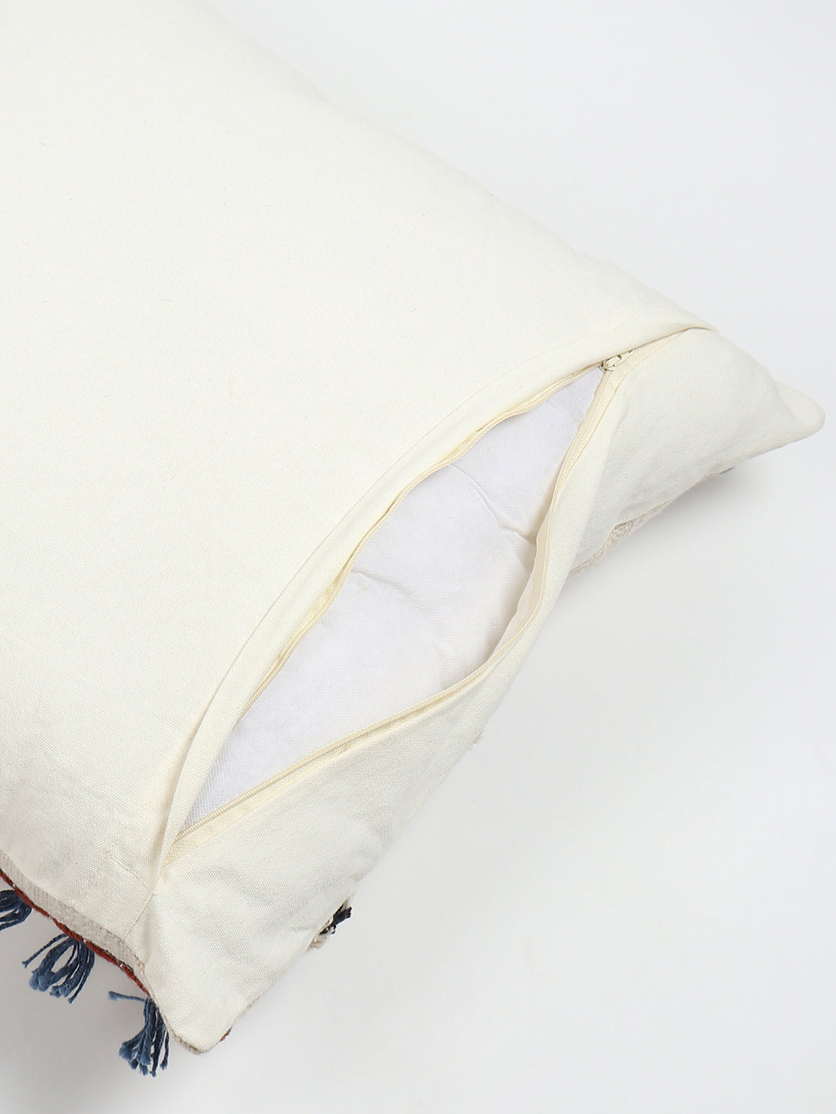 Evanthe Printed Tufted Square Cushion Cover