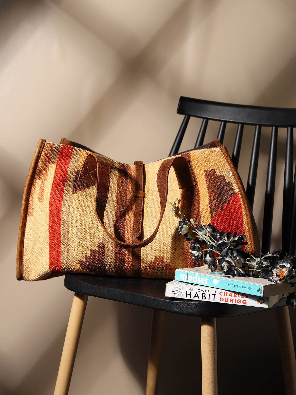 Natalie kilim handbag print detail — Art Avenue