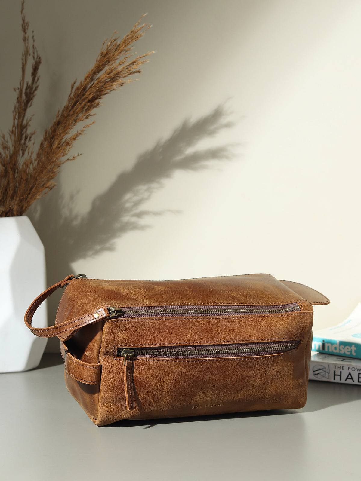 Rosary Leather Box Bag