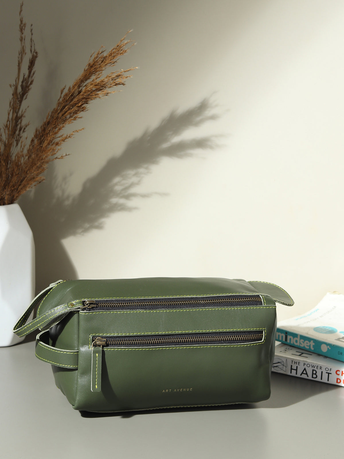 Rosary Leather Box Bag