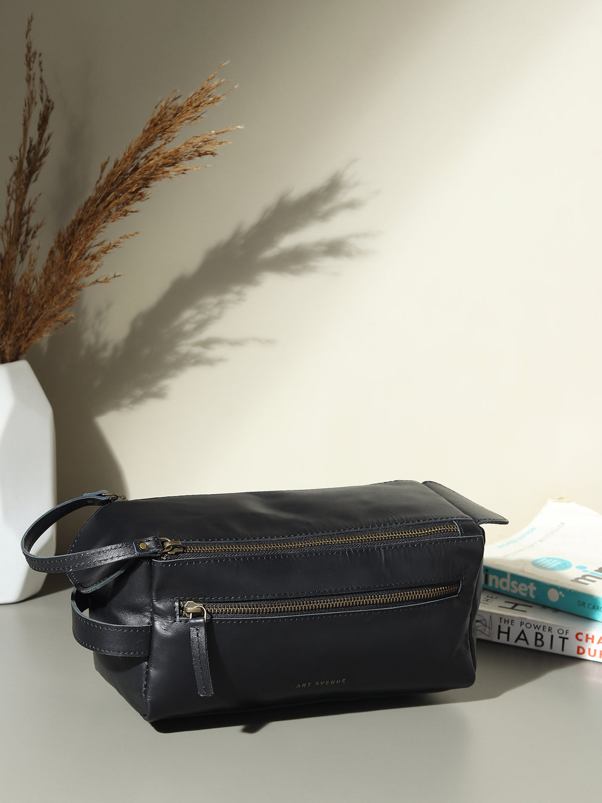 Rosary Leather Box Bag
