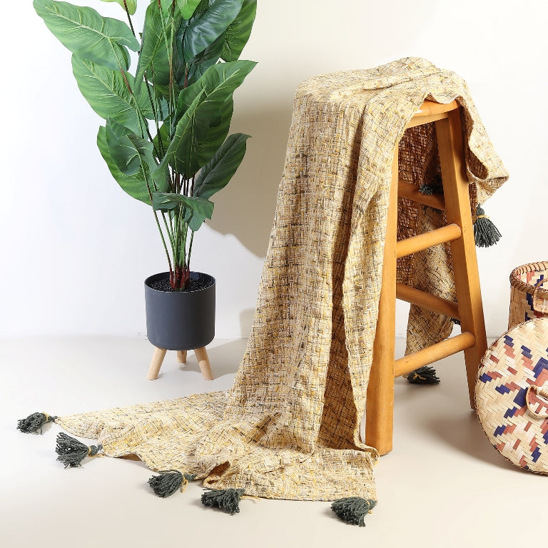 Tackle Handwoven Cotton Throw