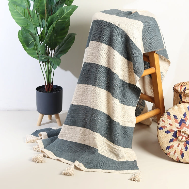 Linus Printed Cotton Throw