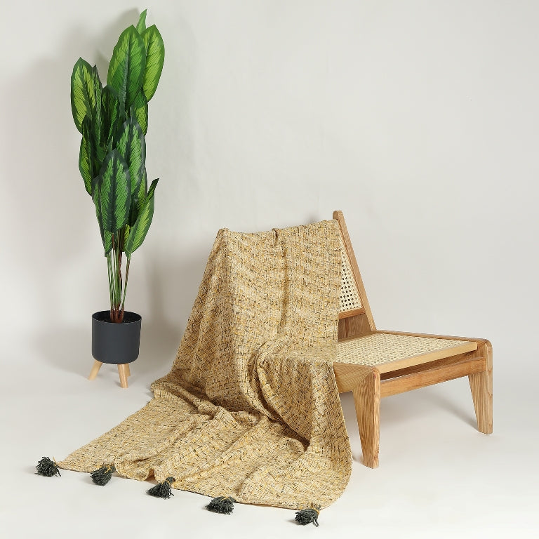Tackle Handwoven Cotton Throw