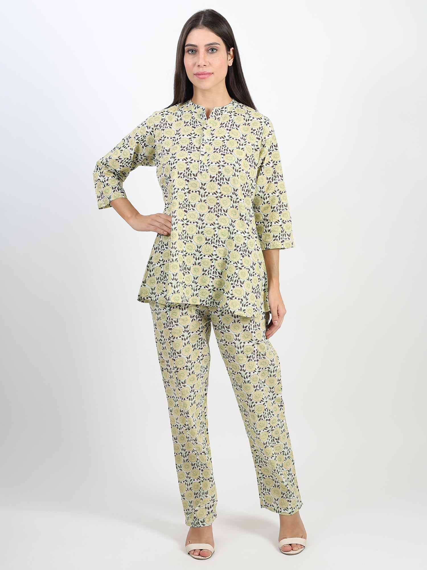 Zest floral Printed Cotton Co-ord Set