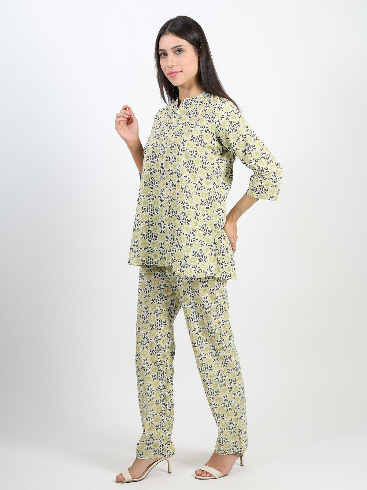 Zest floral Printed Cotton Co-ord Set