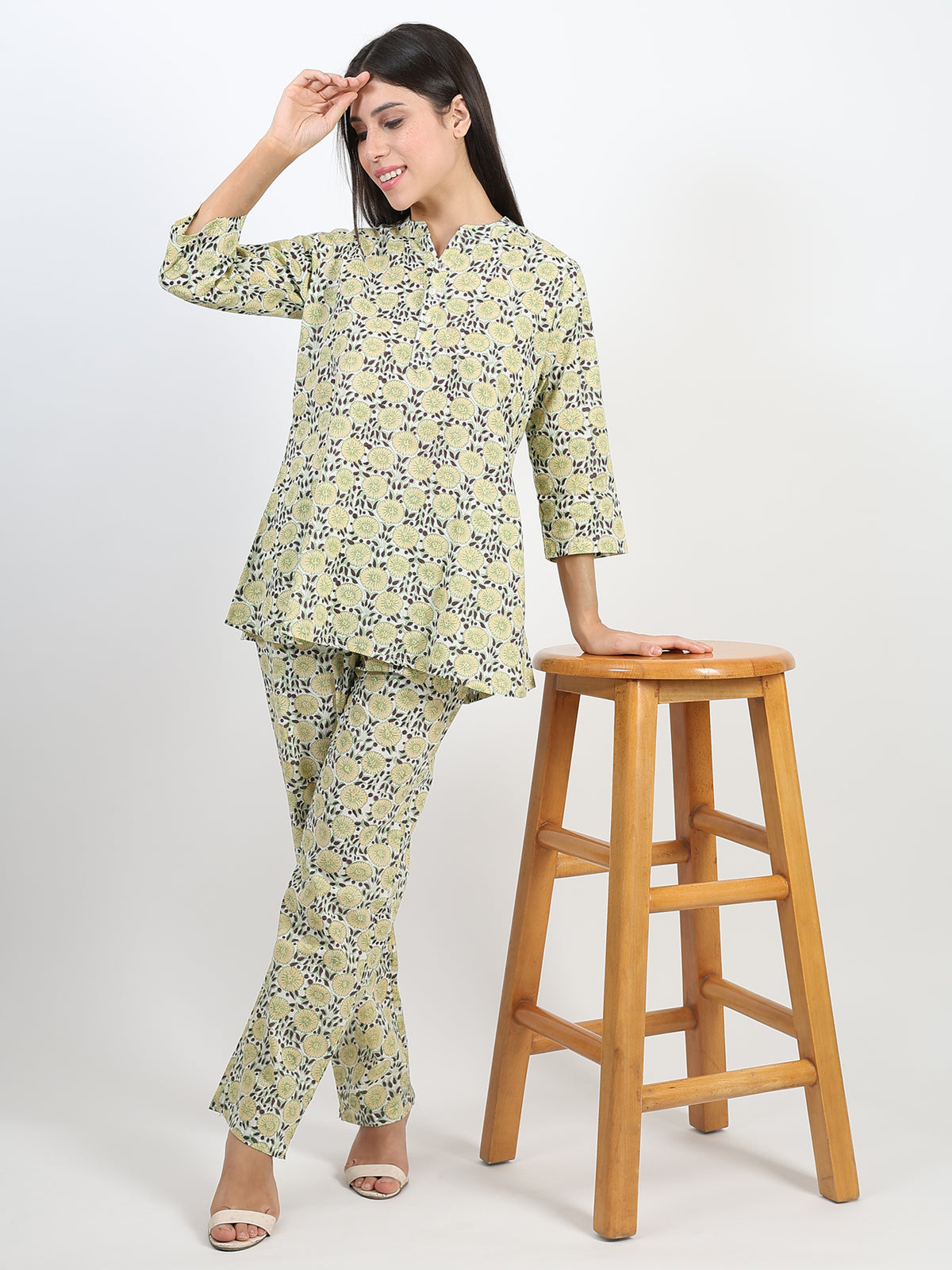 Zest floral Printed Cotton Co-ord Set