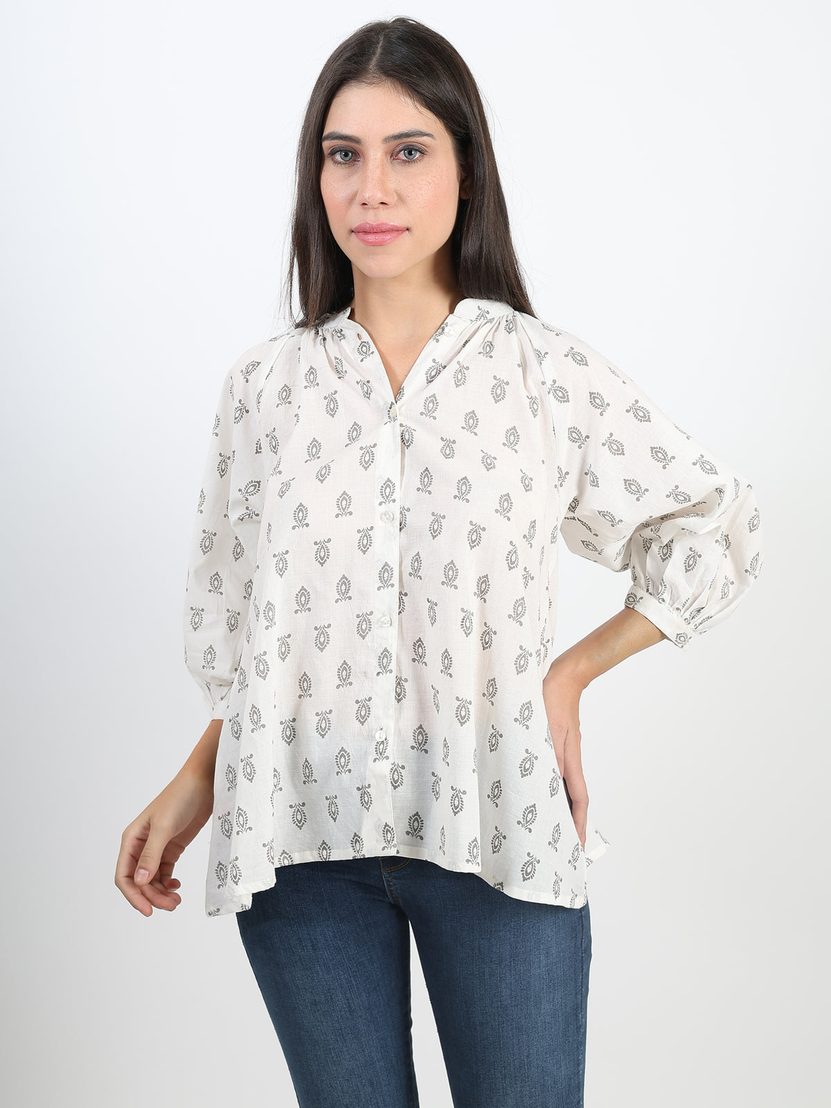 Aaral printed Top