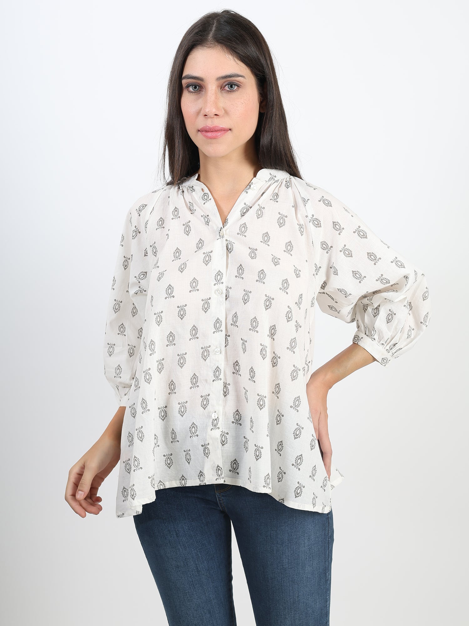 Aaral printed Top