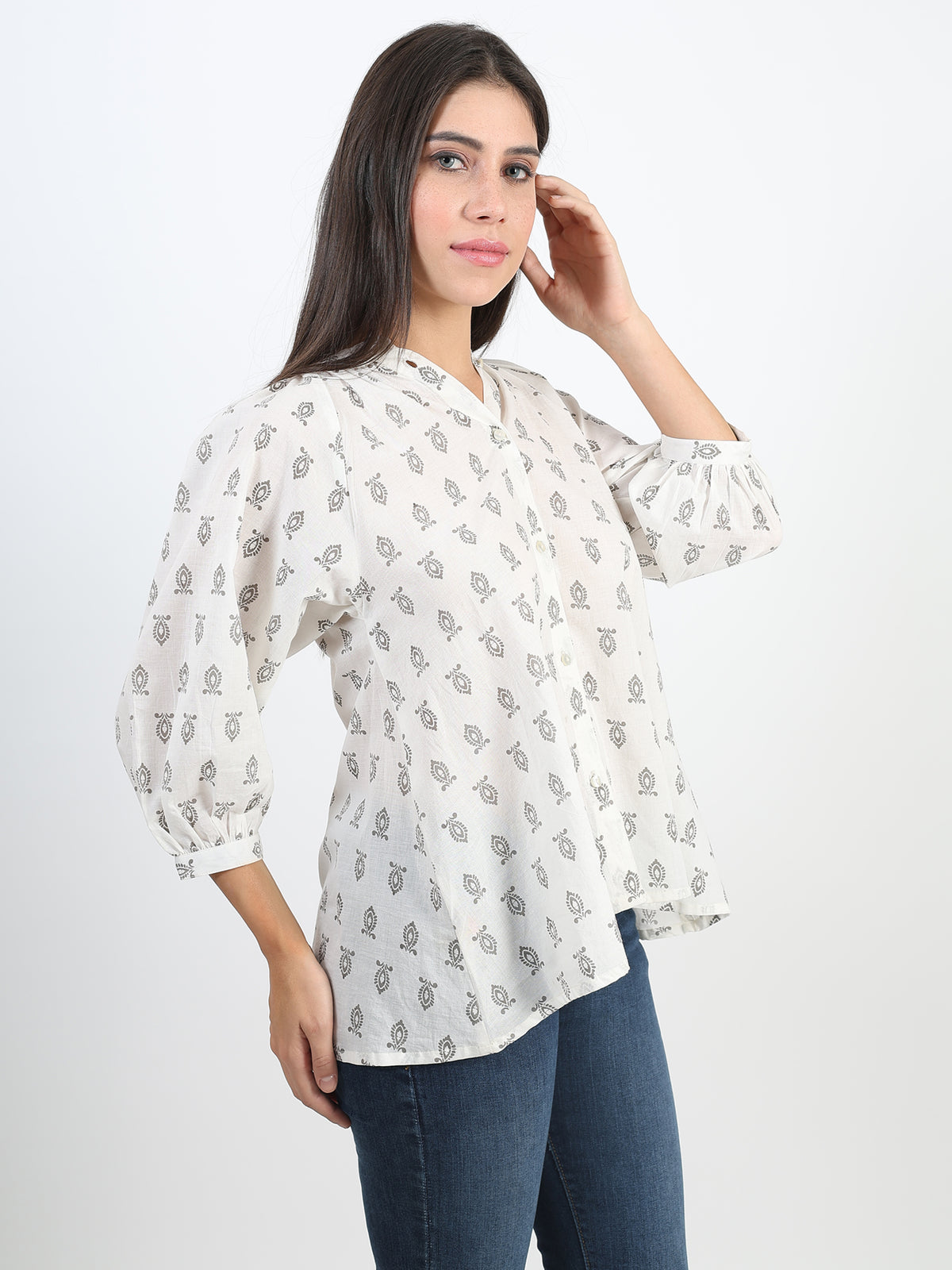 Aaral printed Top