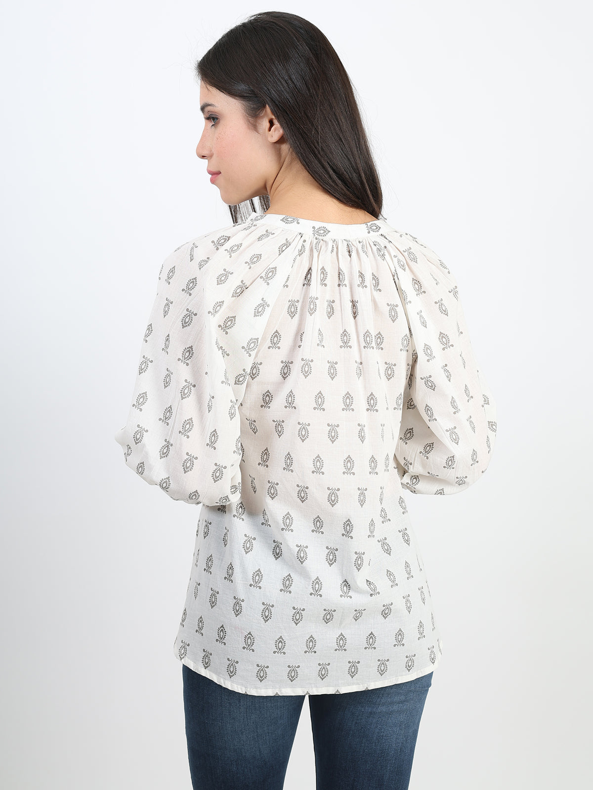 Aaral printed Top