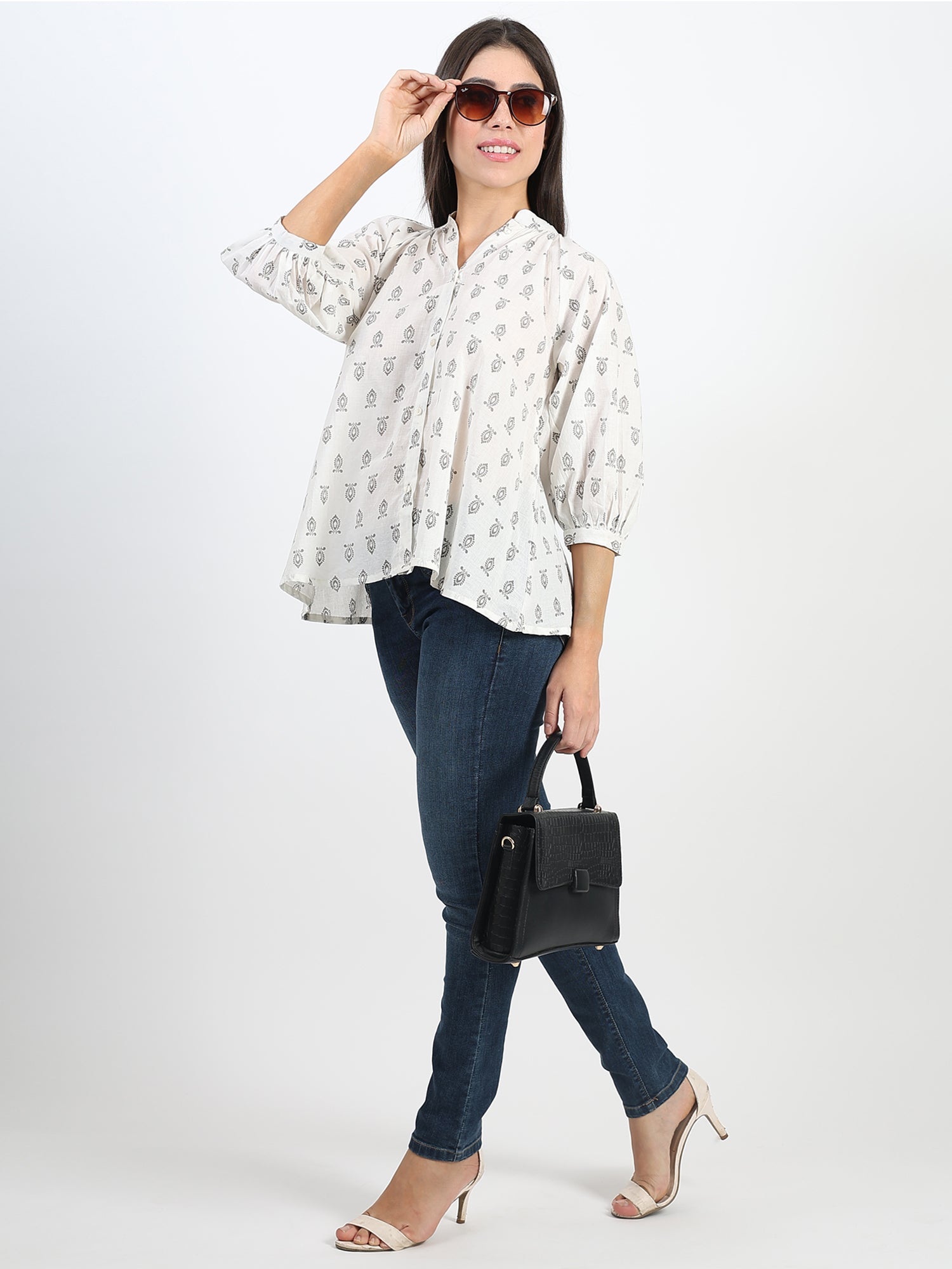 Aaral printed Top
