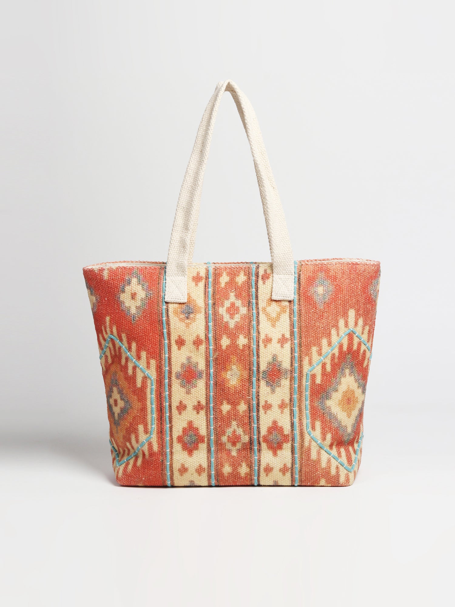 Fargo cotton tote bag interior — Art Avenue
