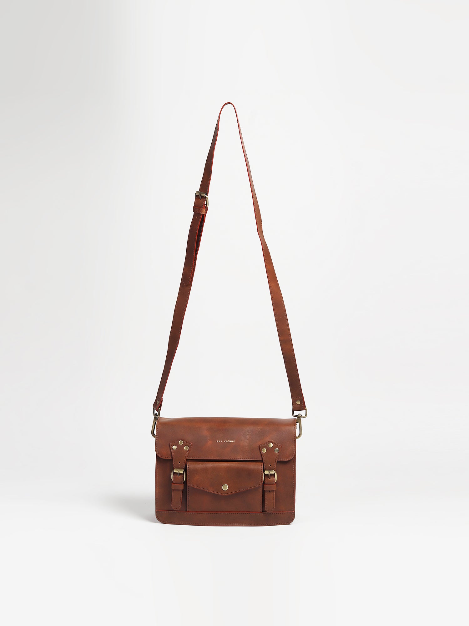 Obsidian sling bag alternate angle — Art Avenue