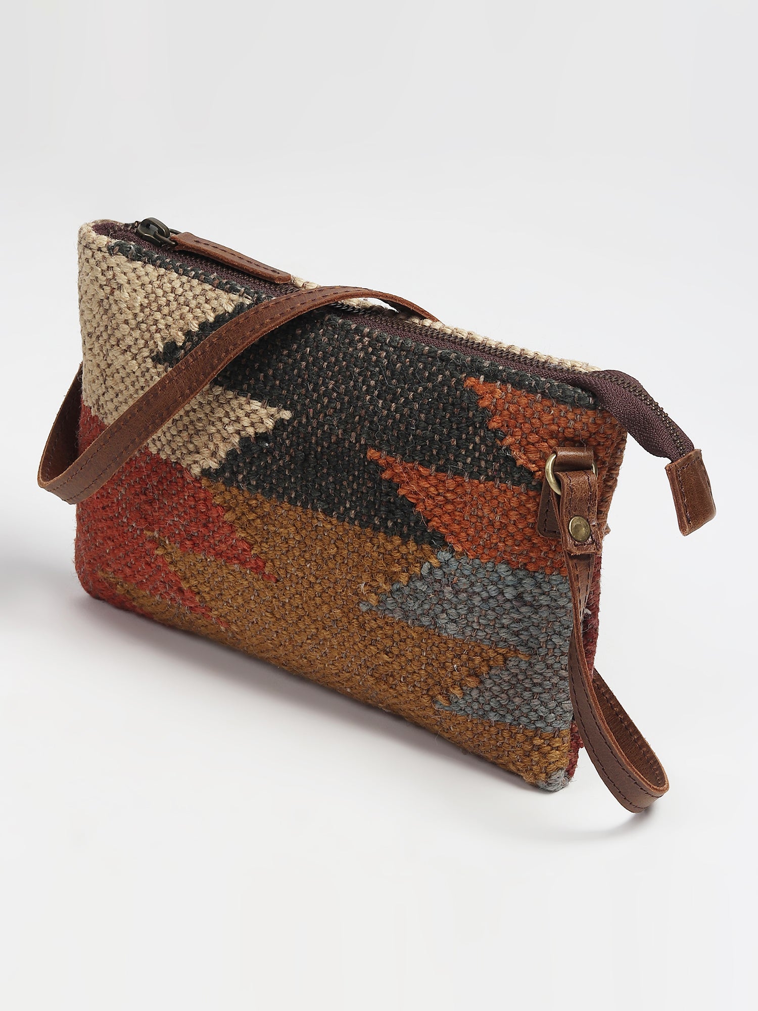 Lauris kilim sling bag second view — Art Avenue