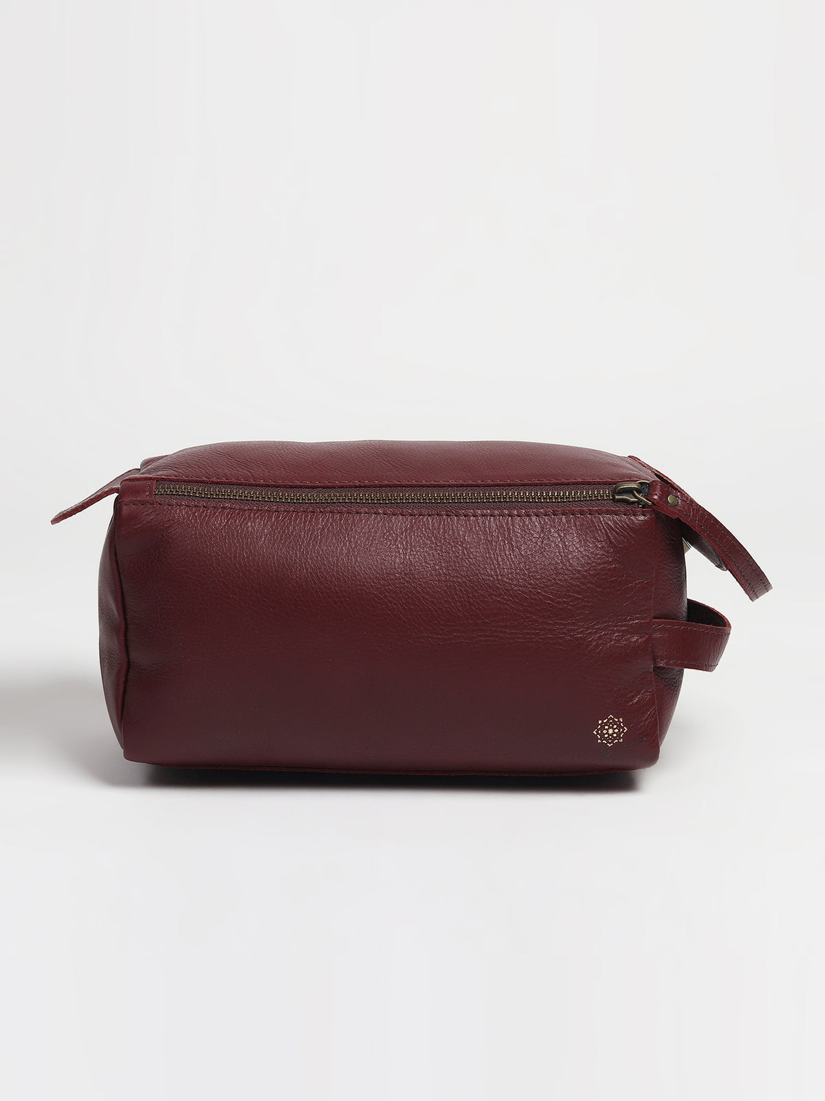 Rosary leather box bag exterior detail — Art Avenue