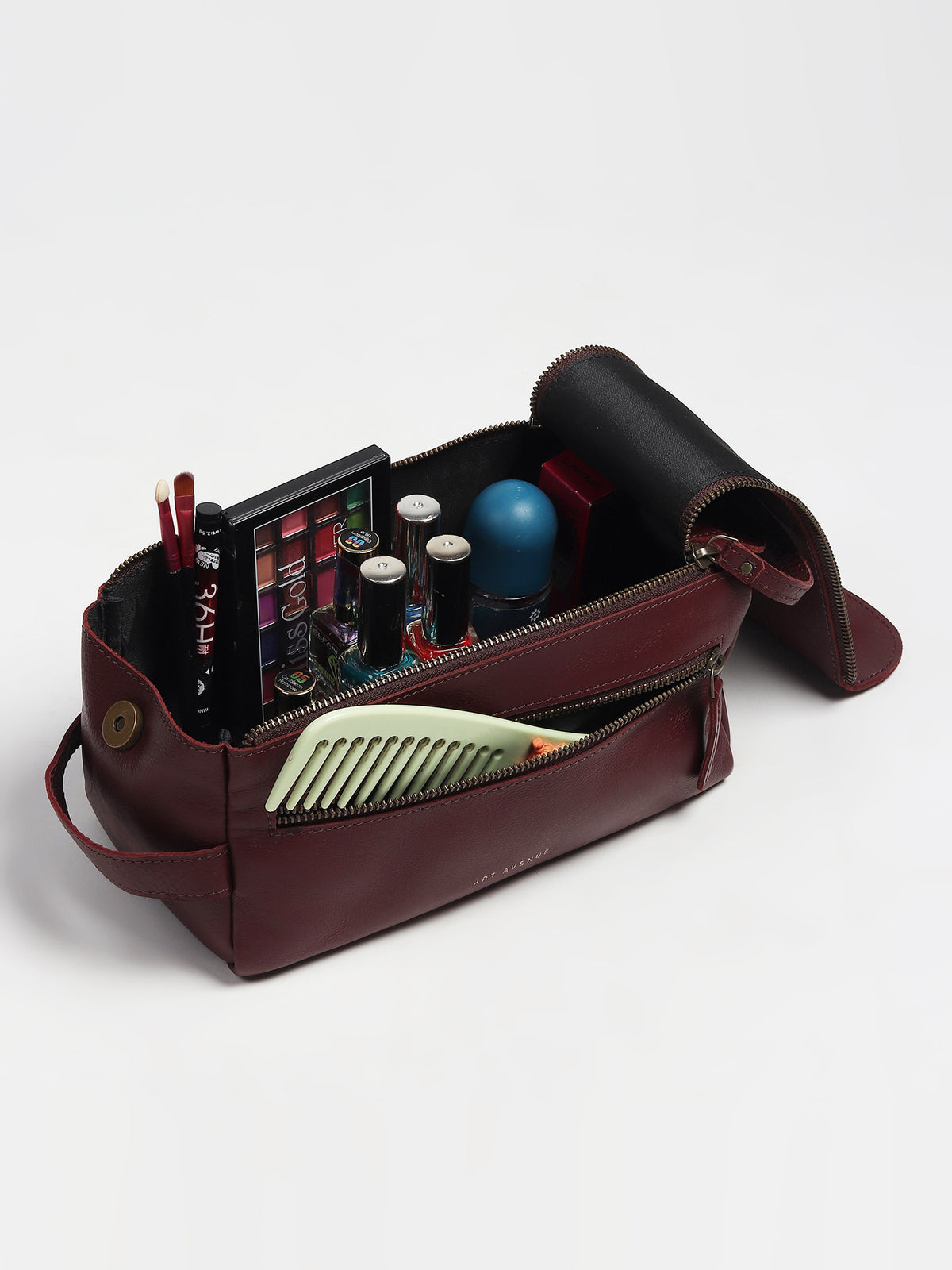 Rosary leather box bag, alternate view — Art Avenue