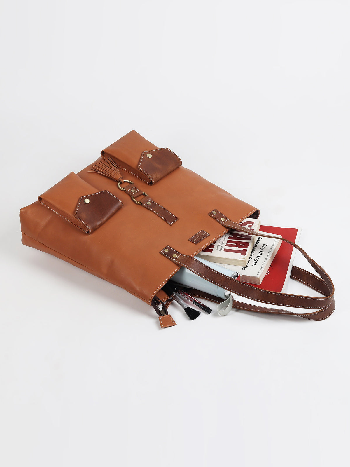 Brawny tote bag lifestyle — Art Avenue