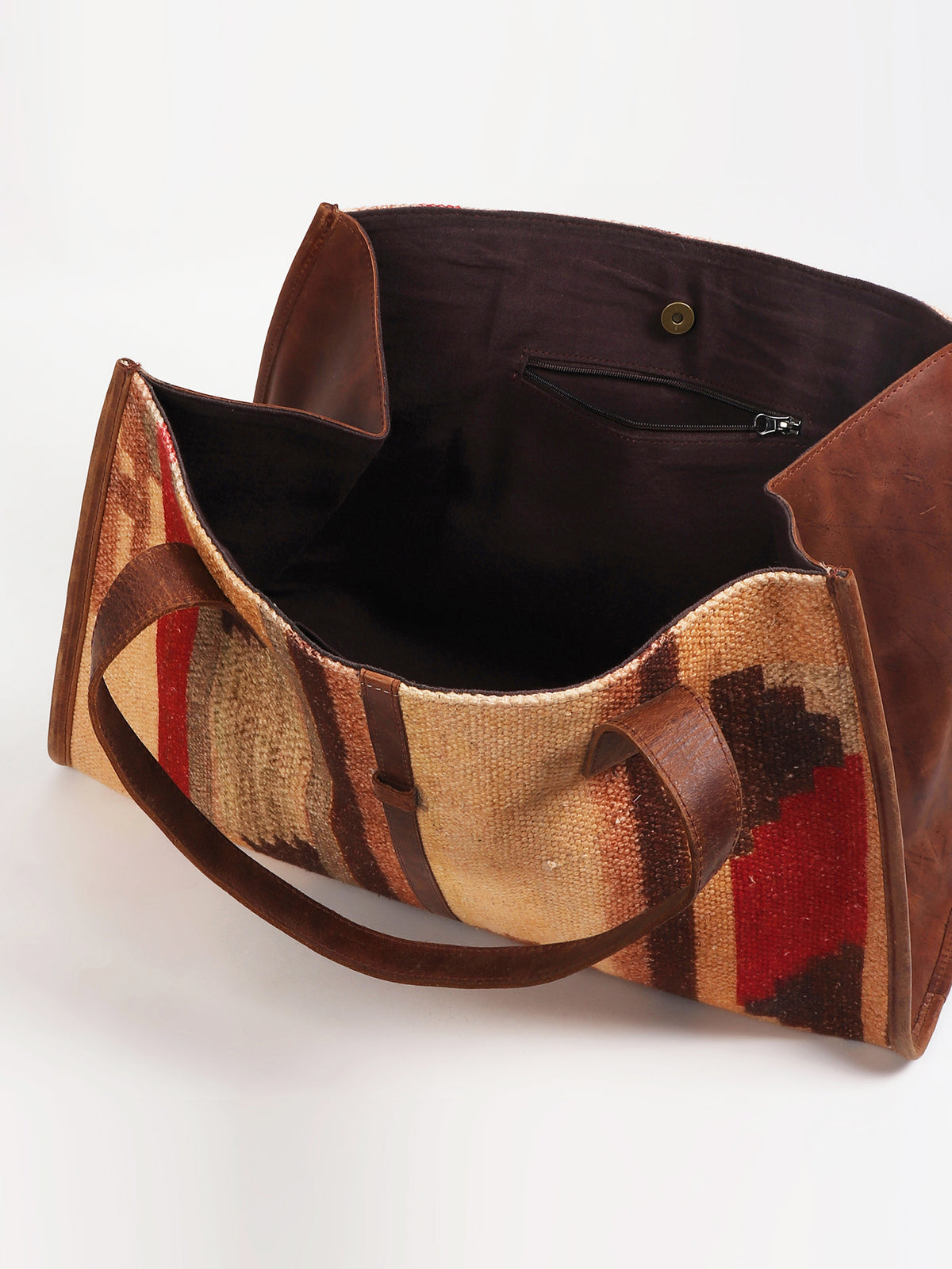 Natalie kilim handbag, alternate view — Art Avenue