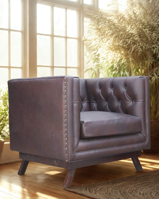 Handcrafted Leather Sofa — Art Avenue