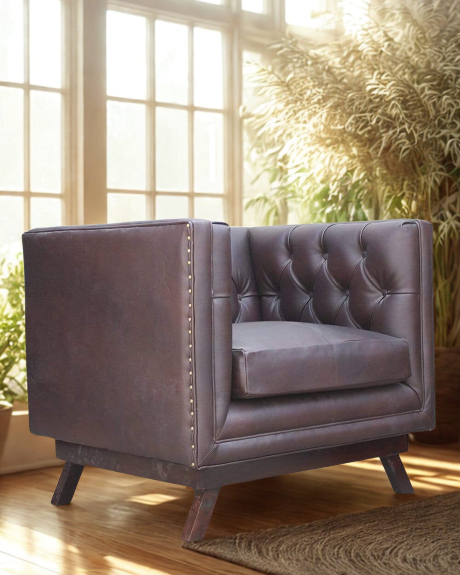 Handcrafted Leather Sofa — Art Avenue