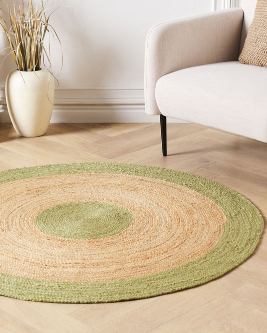 Eswatini Round Braided Jute Rug