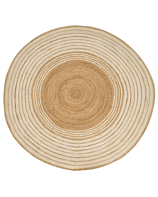 Madagascar Round Braided Jute & Chindi Rug