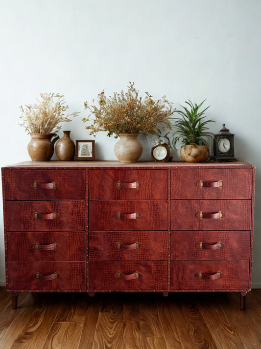 Leather Chest of Drawers — Art Avenue