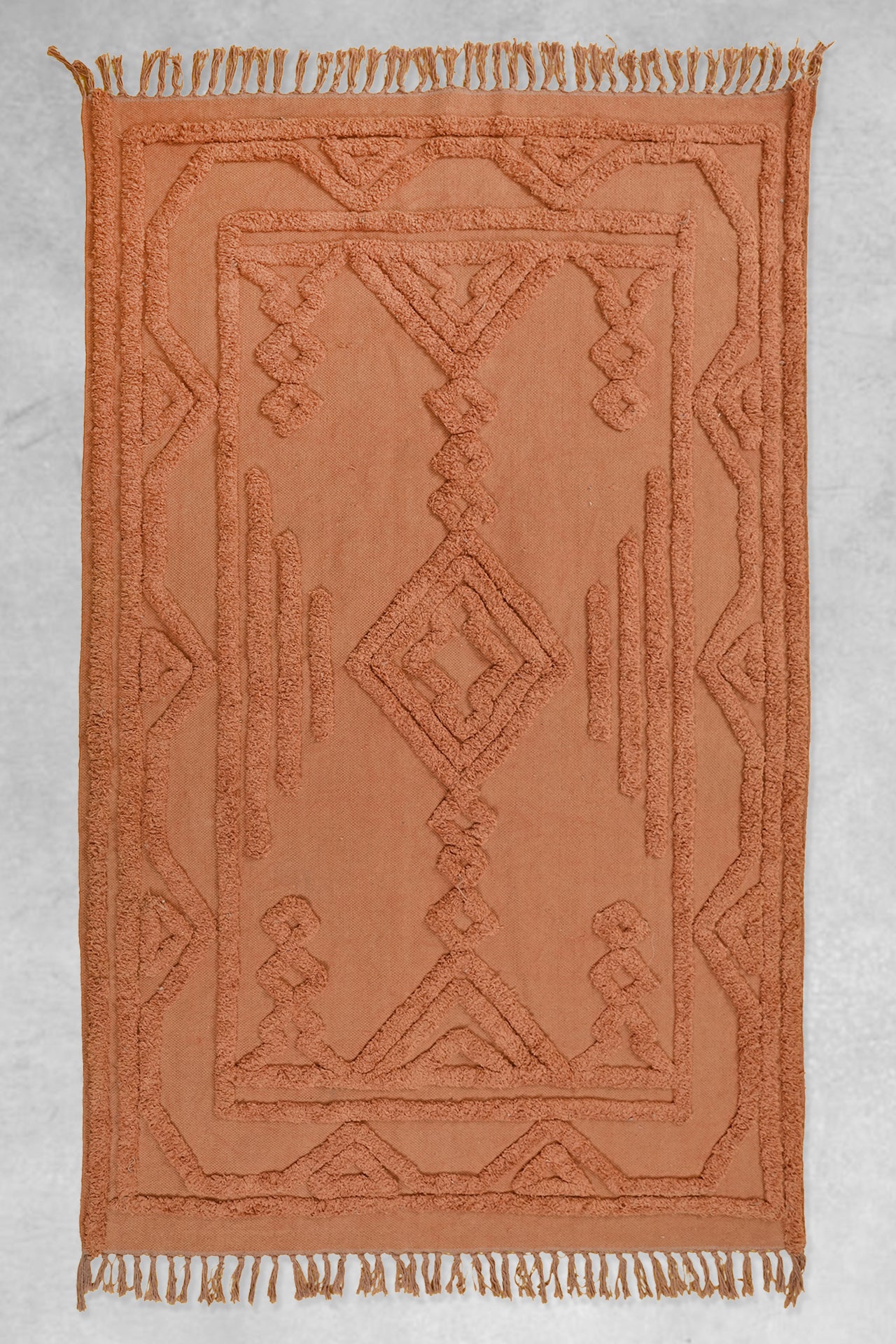 Elena hand-embroidered rug — handmade in Jaipur