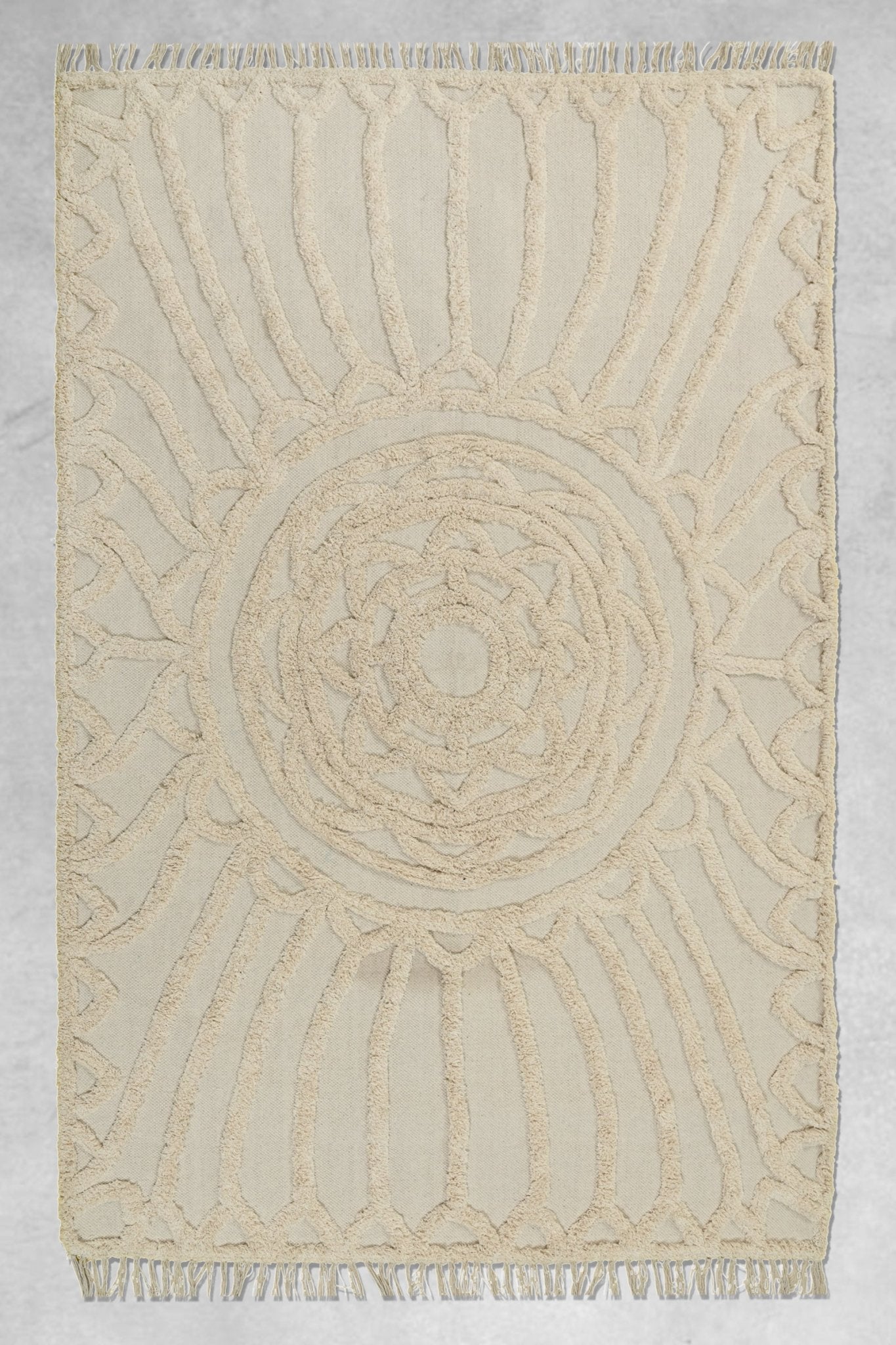INDIANA - HAND EMBROIDERED COTTON RUG - ART AVENUE