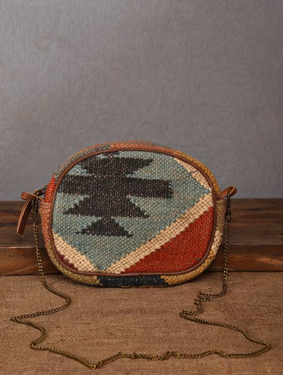 Jolly kilim sling bag second view — Art Avenue