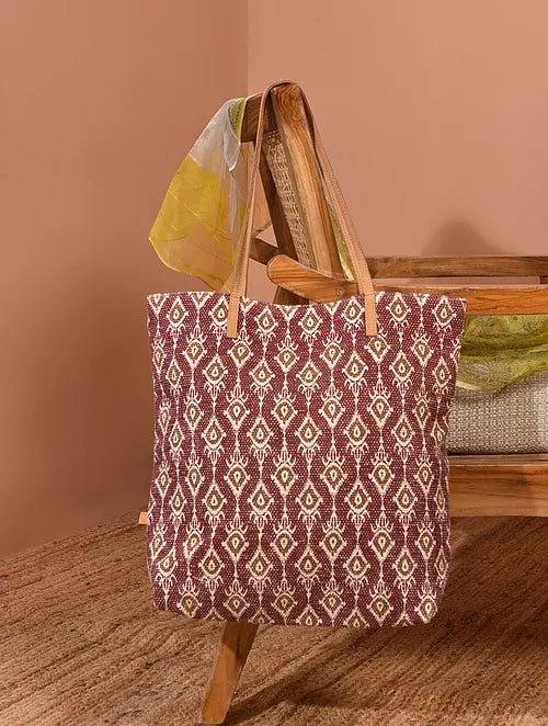 Sakhalin digital-printed cotton tote bag — Art Avenue