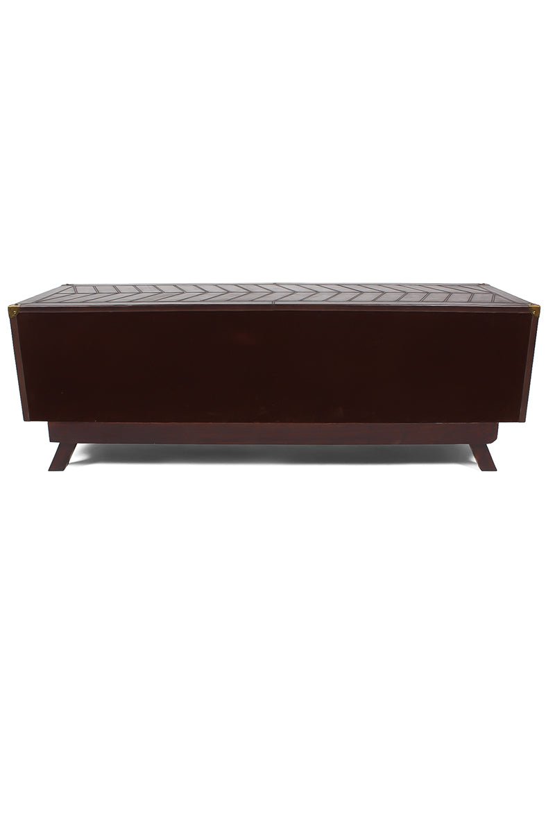 Handcrafted leather TV unit — Art Avenue