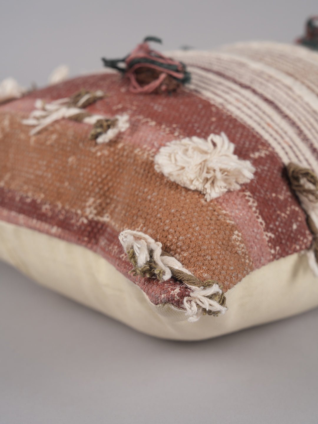 TRANQUIL - BLOCK PRINTED LUMBAR CUSHION COVER - ART AVENUE