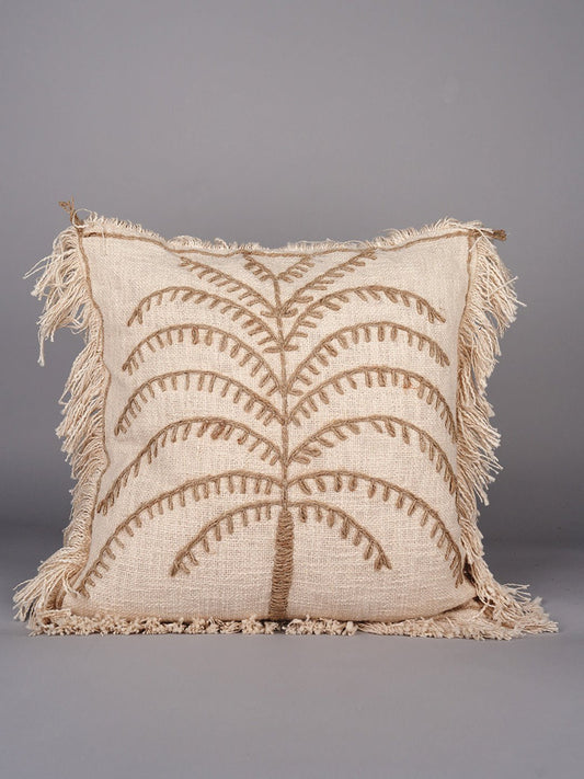 SEASIDE JUTE ELEGANCE - SQAURE CUSHION COVER - ART AVENUE