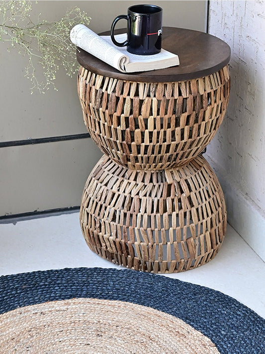 Multipurpose Sisal Side Table — Art Avenue
