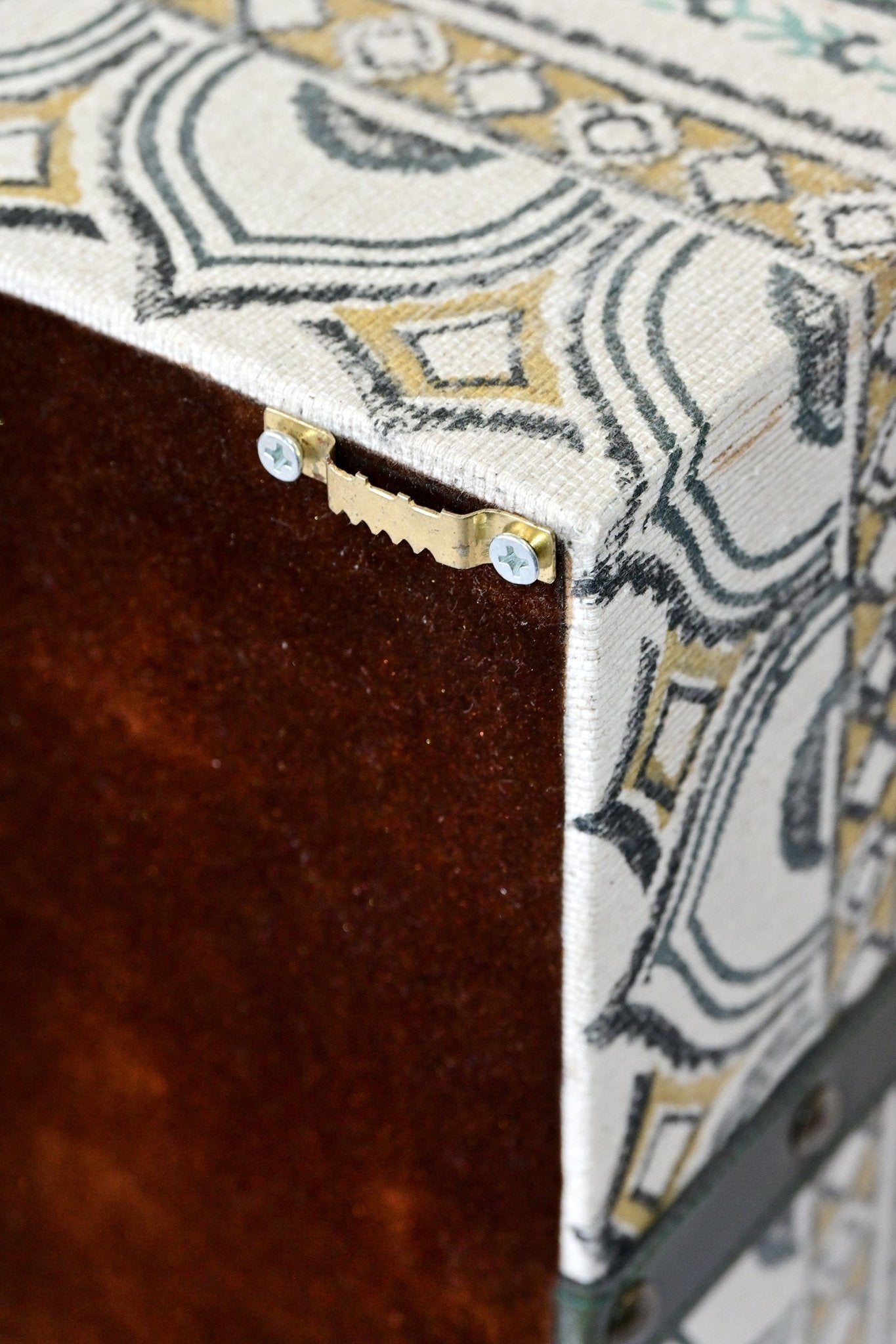 AQUA - COTTON PRINTED WALL CABINET - ART AVENUE