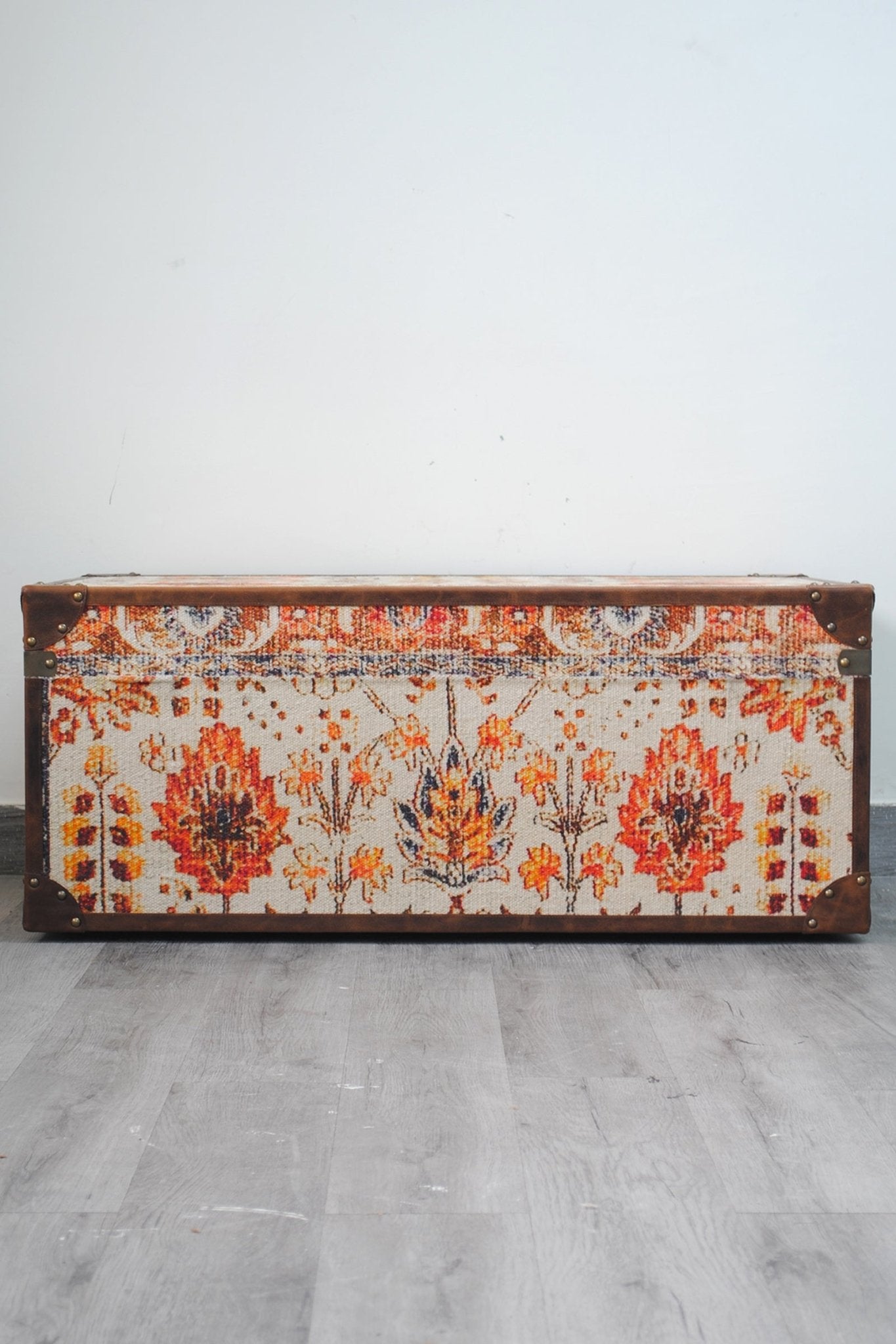 Handcrafted kilim storage trunk — Art Avenue