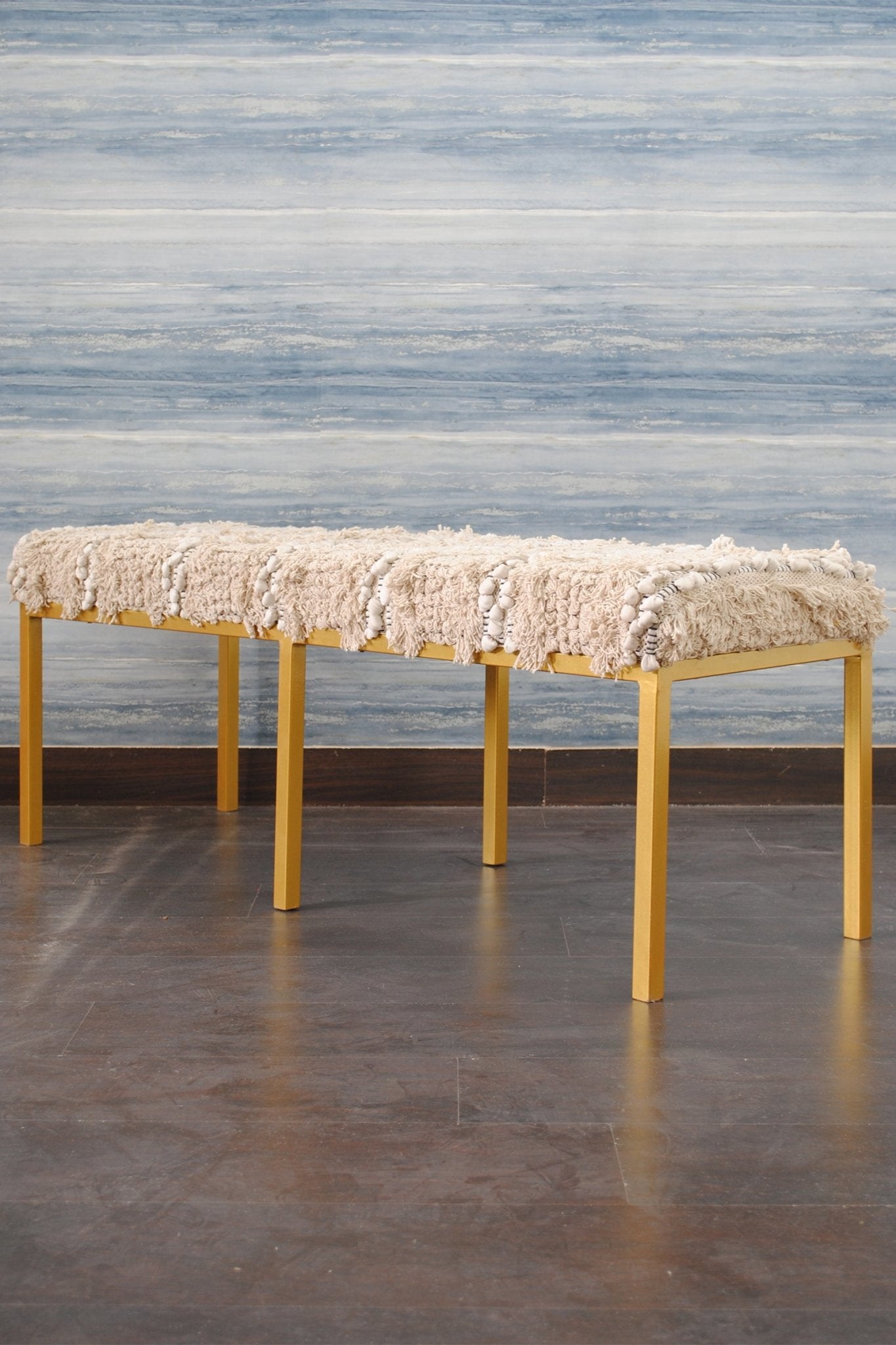 Storage bench with handcrafted upholstery — Art Avenue