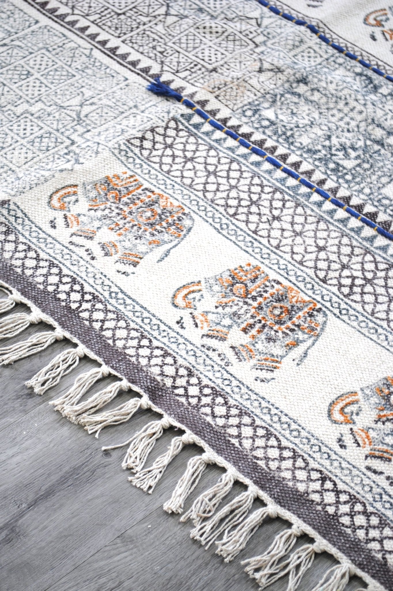 MORPHY - BLOCK PRINTED RUG - ART AVENUE