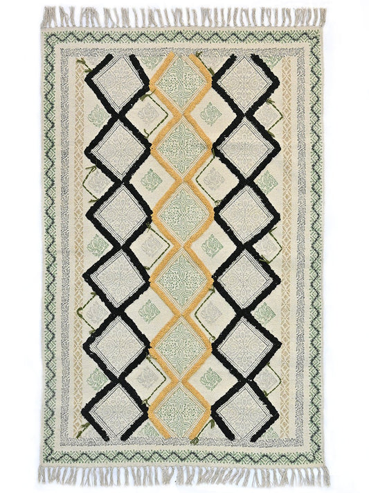 REAGAN - BLOCK PRINTED RUG - ART AVENUE
