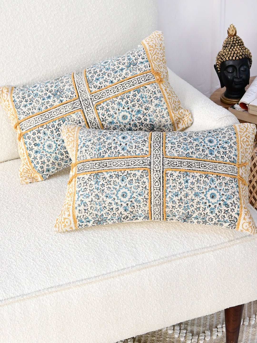 CALENDULA - LUMBAR CUSHION COVER - ART AVENUE