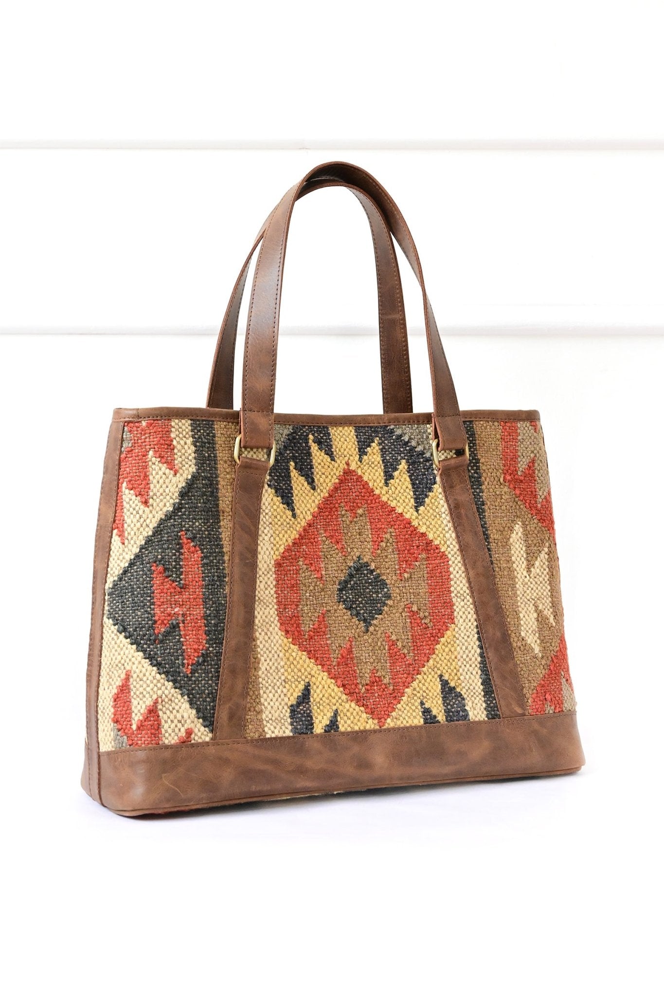 Nymph kilim handbag second view — Art Avenue