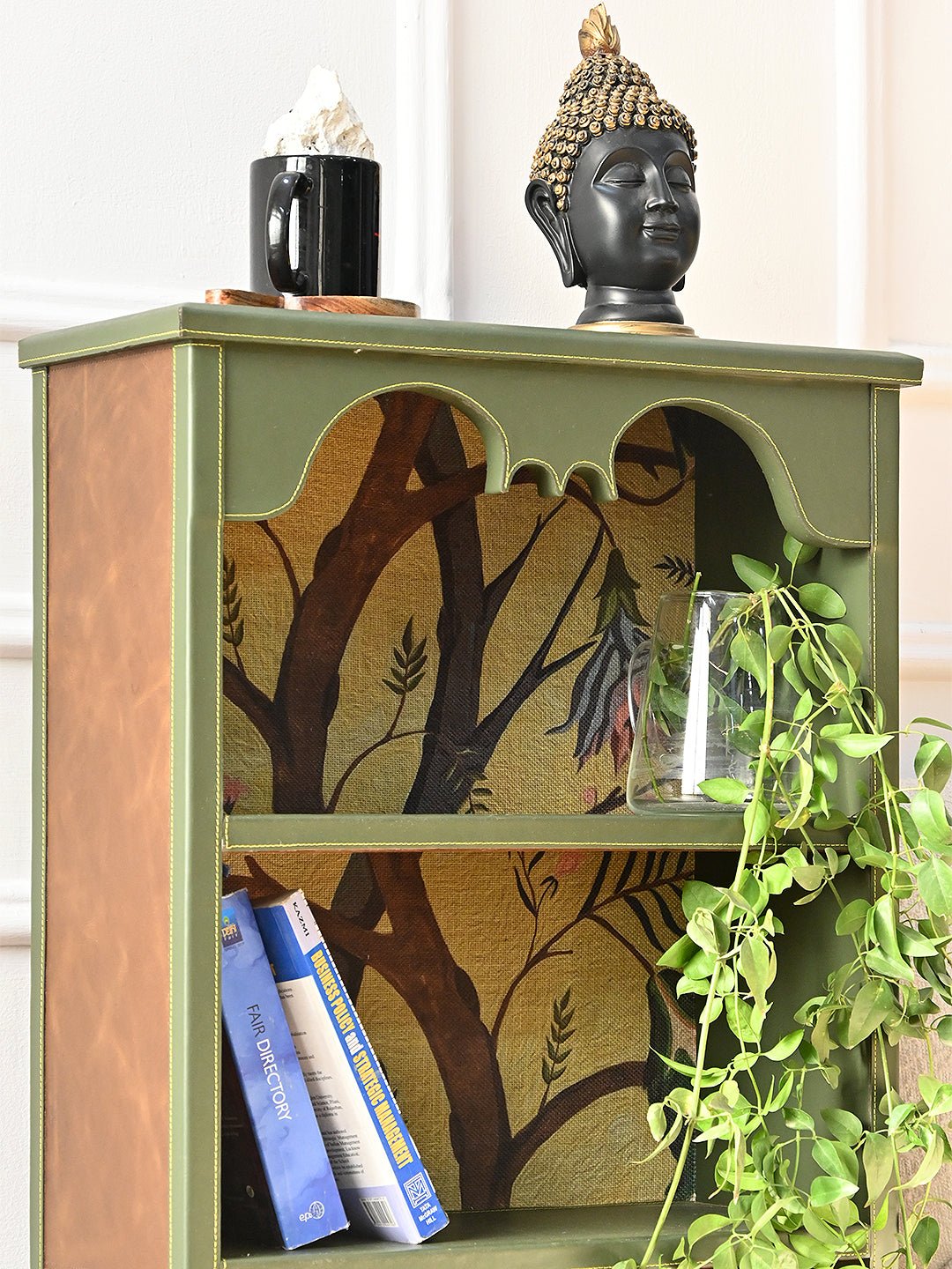 SPIREA - LEATHER STORAGE SHELF - ART AVENUE