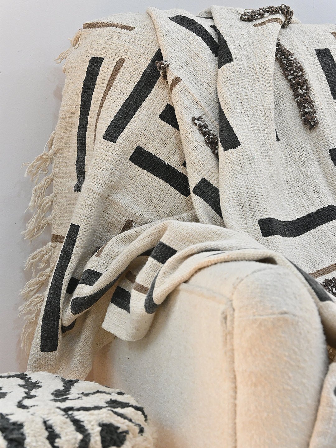 IRIANA - BLOCK PRINTED THROW - ART AVENUE