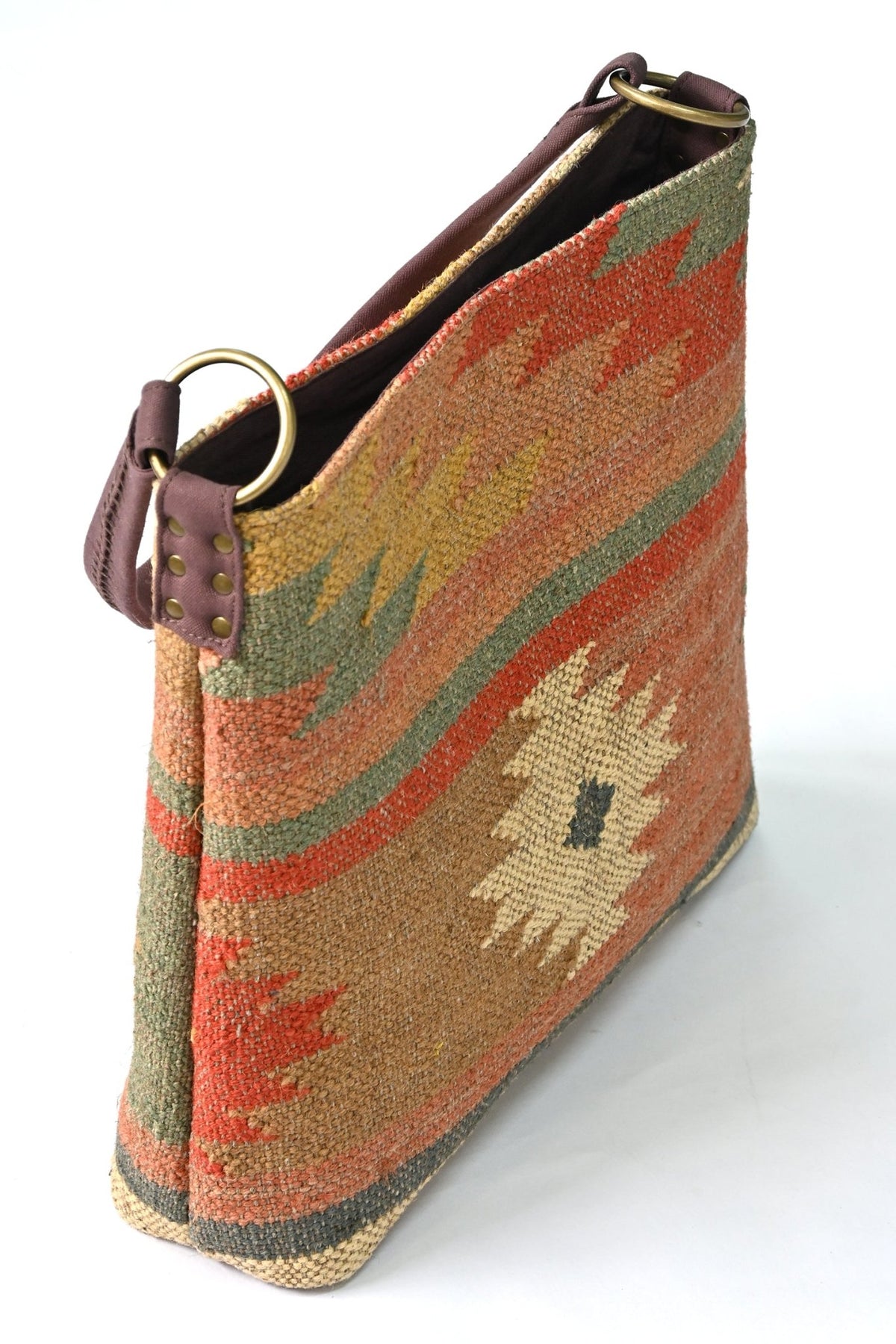 Russel kilim handbag lifestyle — Art Avenue