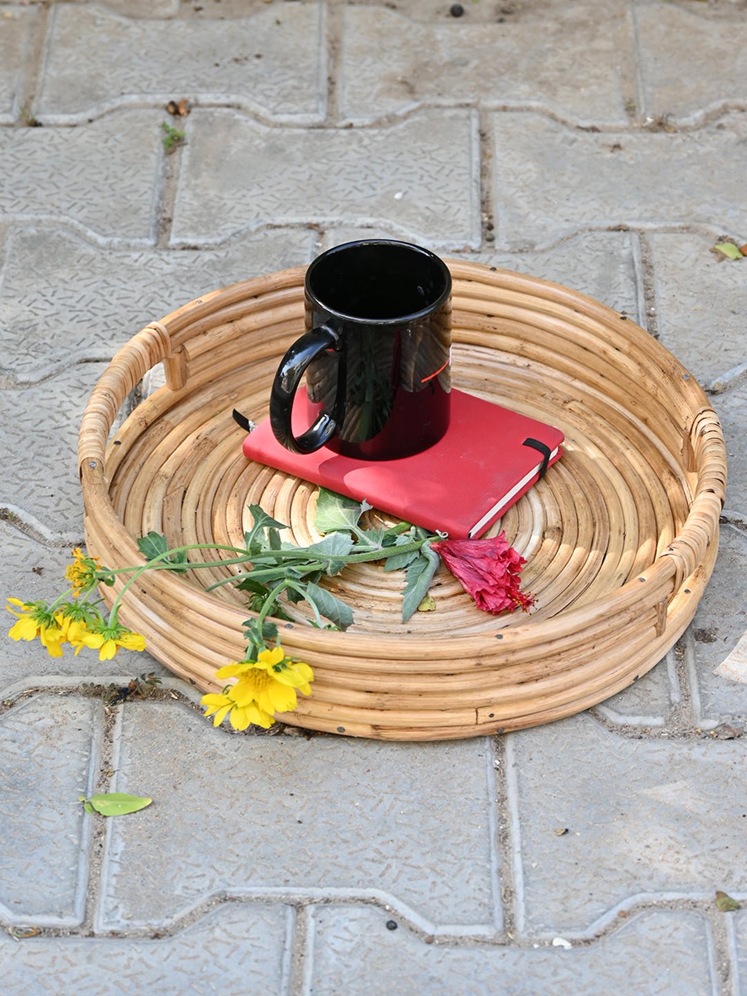 HOBART - MULTIPURPOSE BAMBOO BASKET & TRAY - ART AVENUE