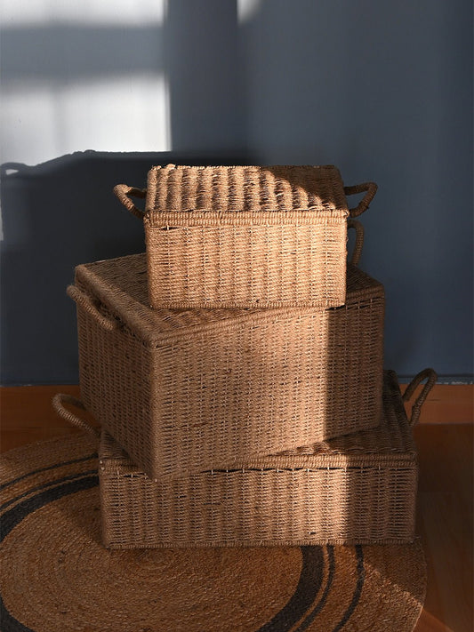 HAYDEN - MULTIPURPOSE JUTE BASKET - ART AVENUE