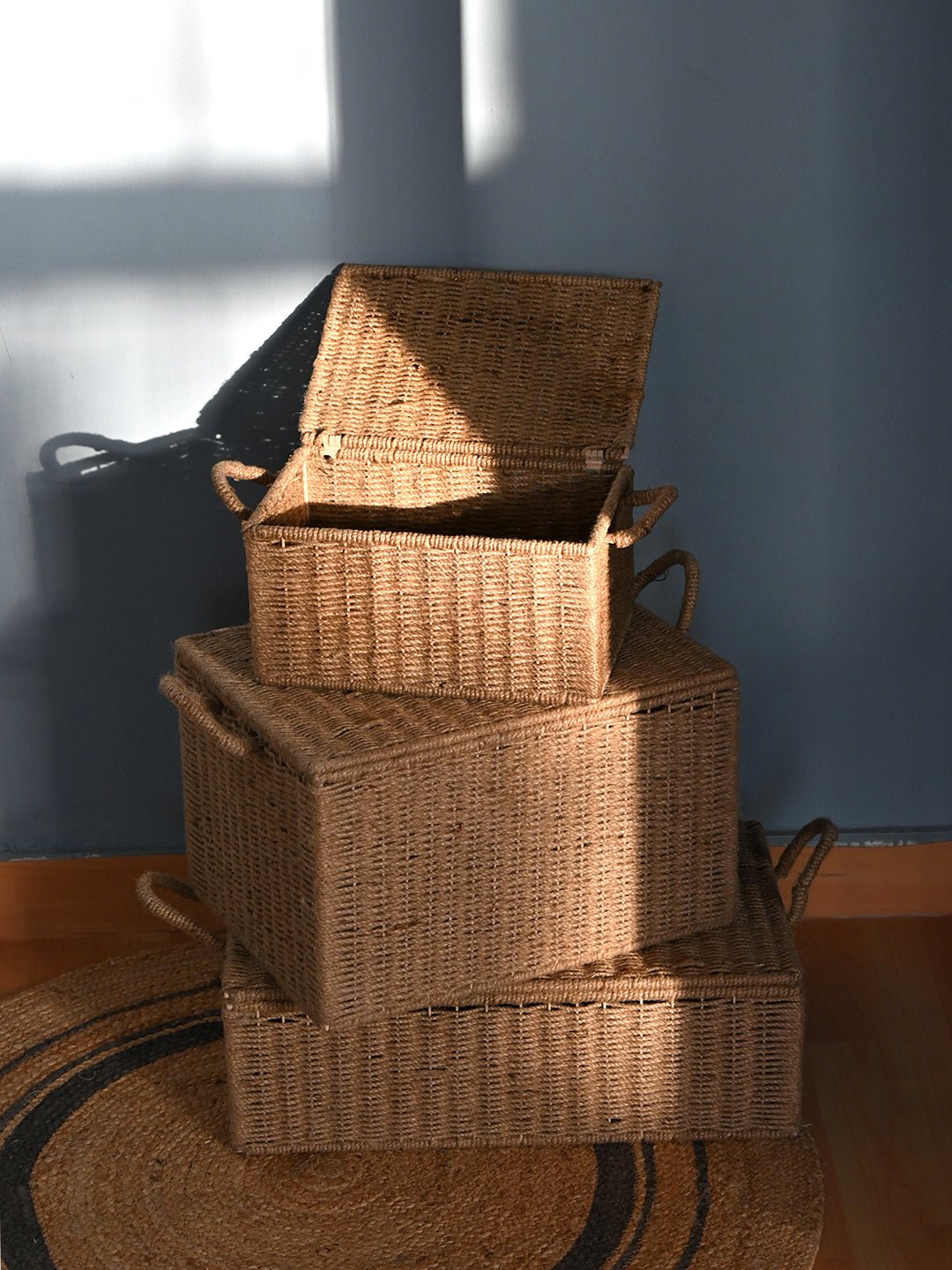 HAYDEN - MULTIPURPOSE JUTE BASKET - ART AVENUE